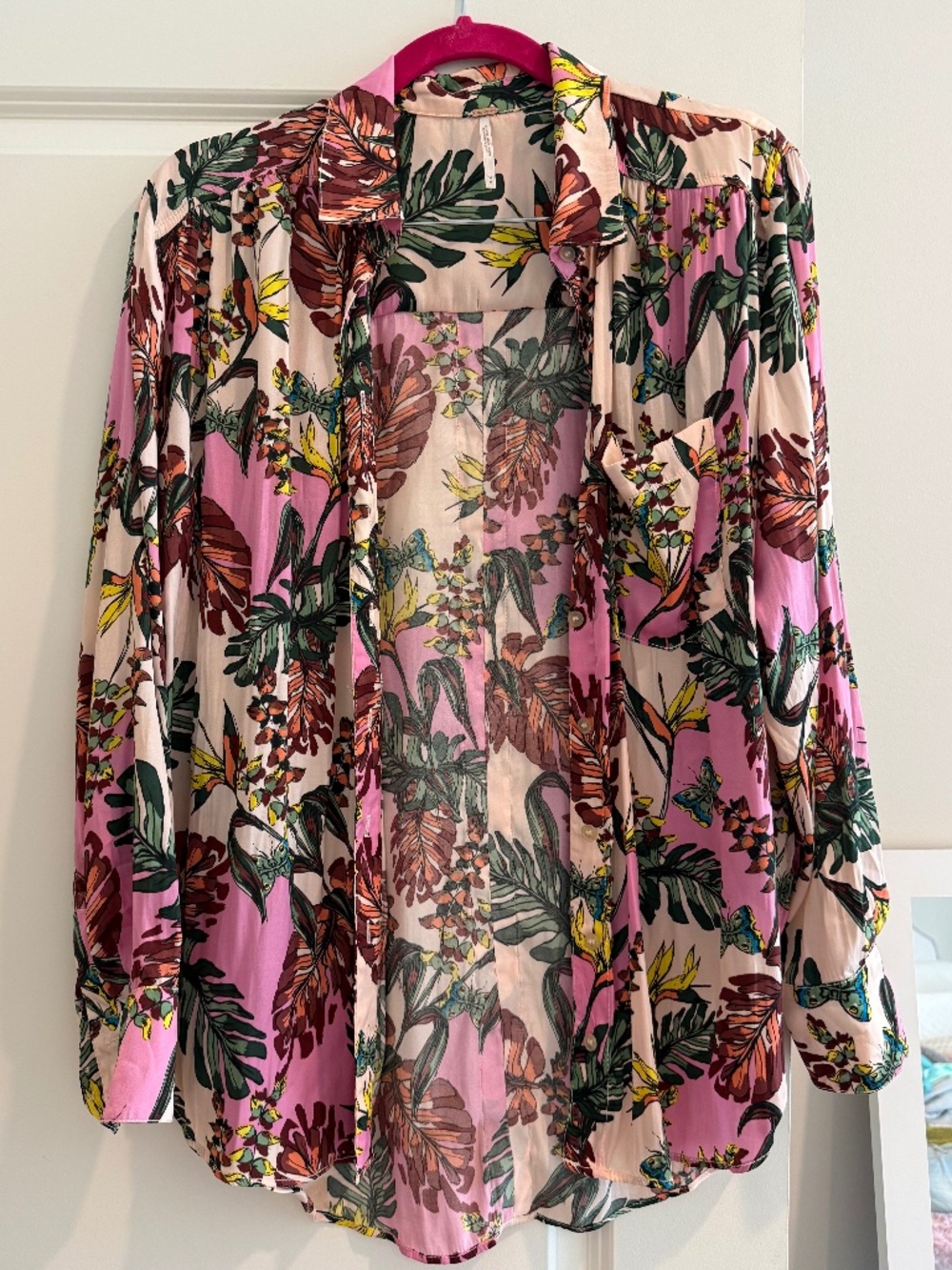 Free People Tropical Shirt